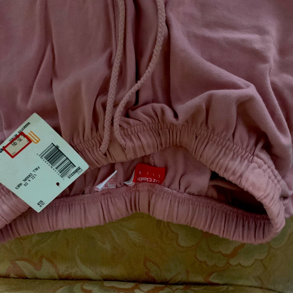 New with tags Liz Claiborne,soft,light pink, long pants